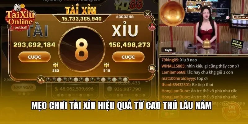 Mẹo chơi tài xỉu hiệu quả từ cao thủ lâu năm